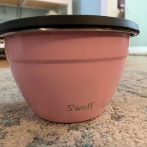 S'well Blush Pink Salad Food Bowl with Charcoal Lid